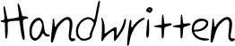 Handwritten