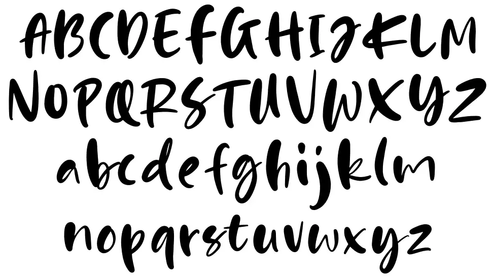 Happy Pinkfont specimens