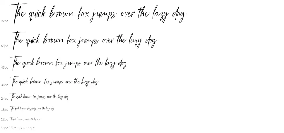 Heartcraftfont waterfall