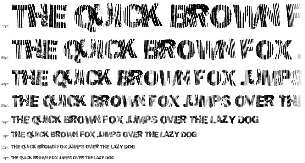 Hellawood font waterfall