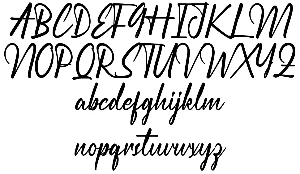 Hightstownfont specimens