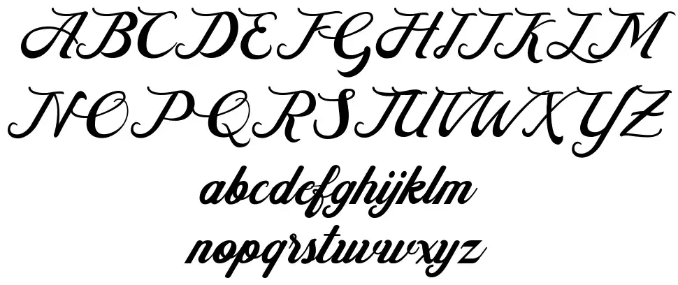 Hillwayfont specimens
