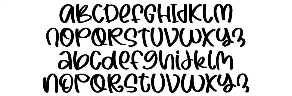 Holiday Storyfont specimens
