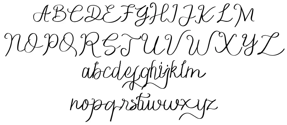 Honey Flowerfont specimens