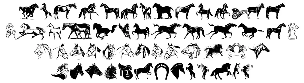 Horsefont specimens