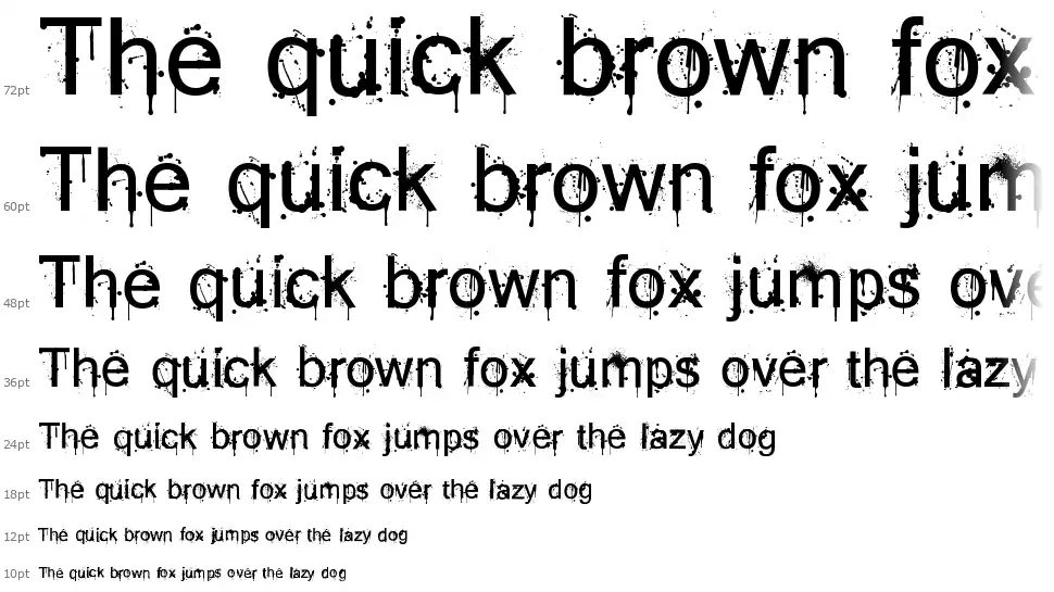 How Bout Thatfont waterfall