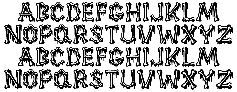 Huesitosfont specimens