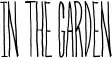In The Garden