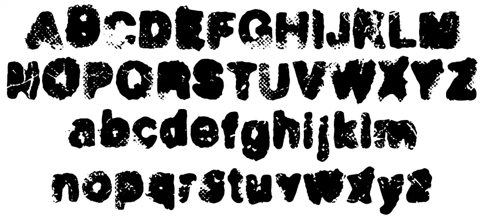 Incineratorfont specimens