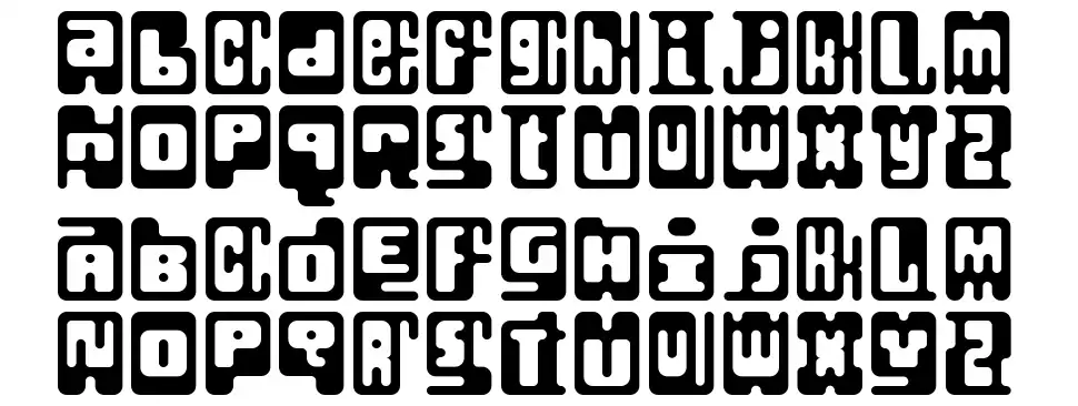 Infixfont specimens