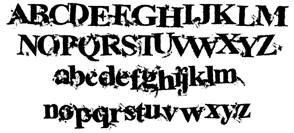 Ink Specialfont specimens