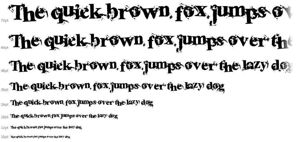 Ink Specialfont waterfall
