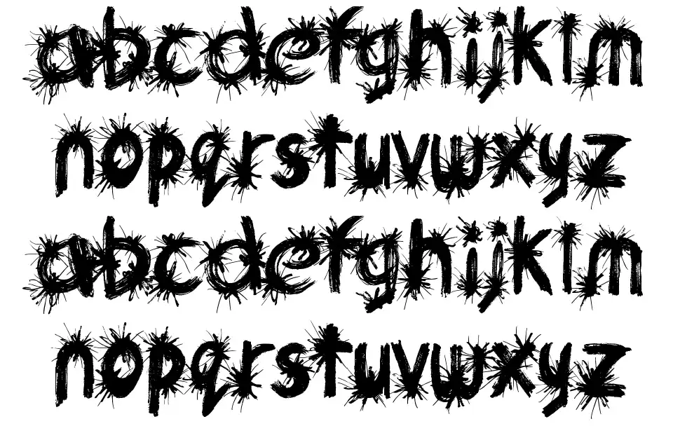 Ink Studiofont specimens