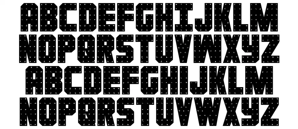 Iron Forgefont specimens