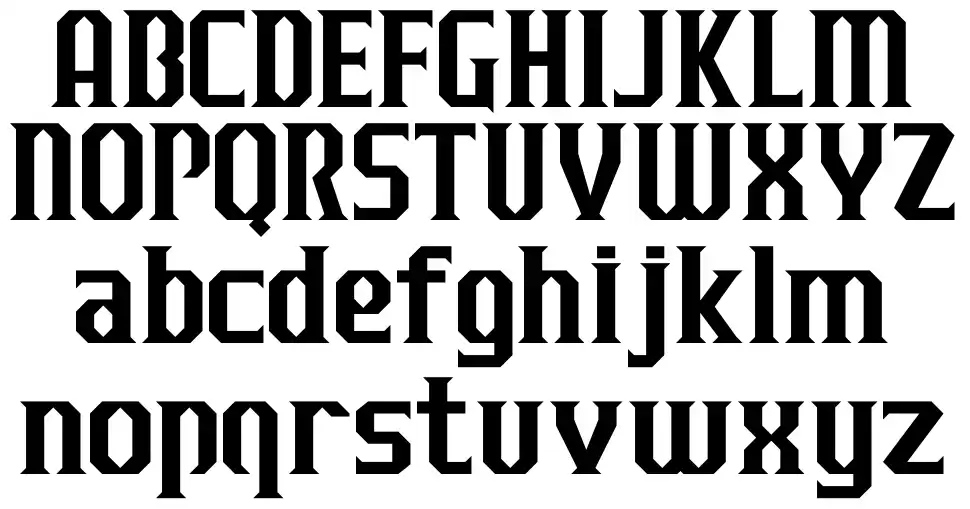 J-LOG Razor Edgefont specimens