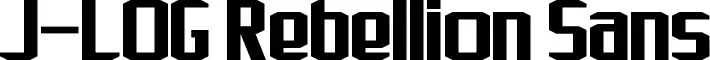 J-LOG Rebellion Sans