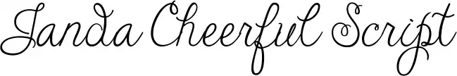 Janda Cheerful Script