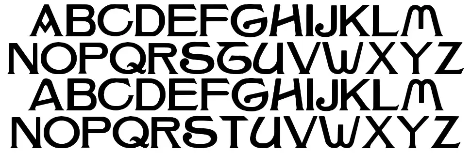 Jumbo 1887font specimens