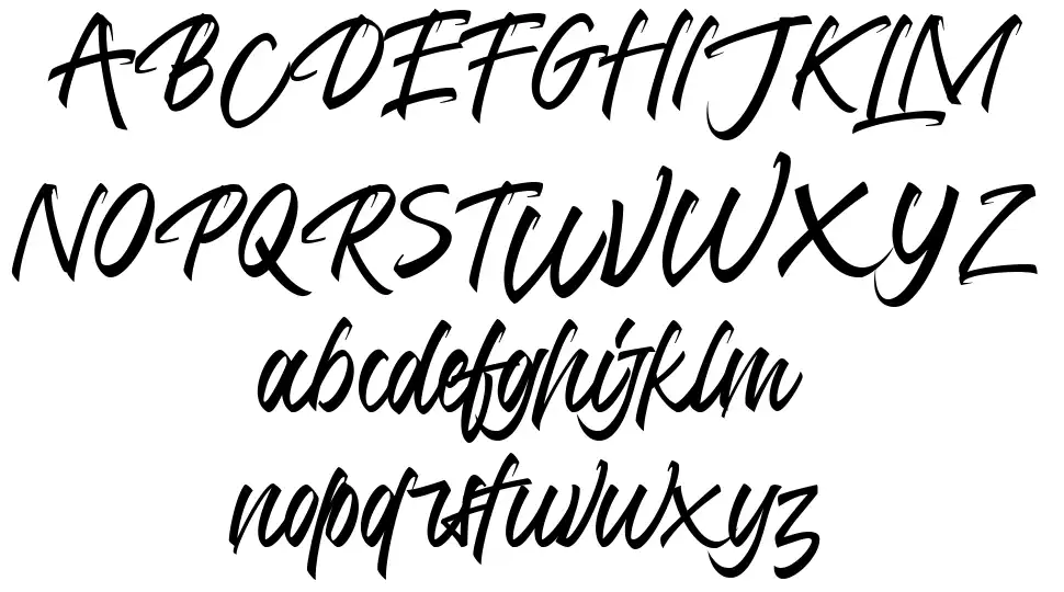 Jumps Steadyfont specimens