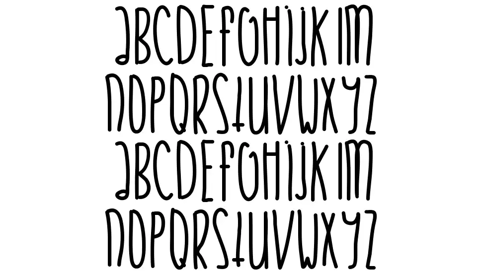 Justify My Lovefont specimens