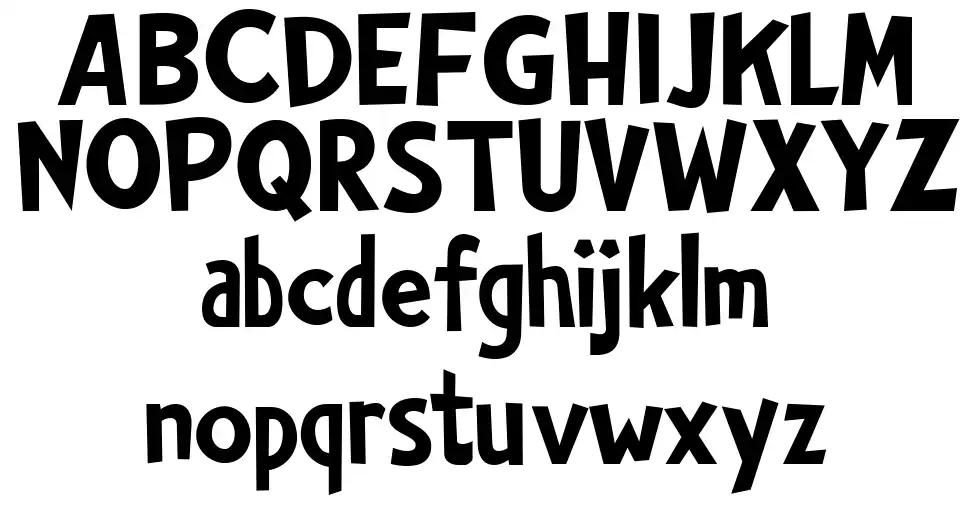 Kah Hootfont specimens