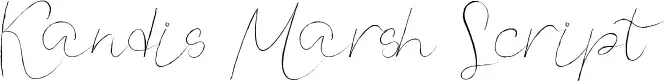 Kandis Marsh Script