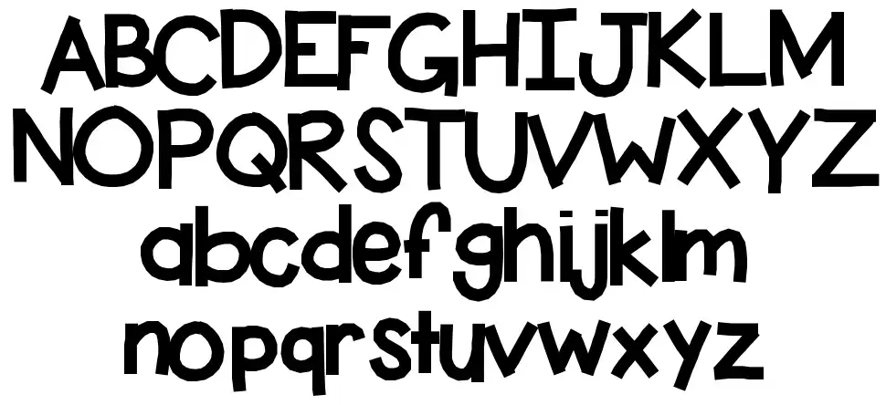 KB Pay The Ladyfont specimens