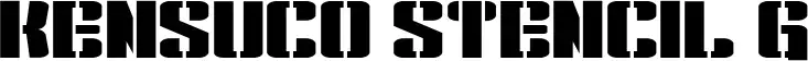 Kensuco Stencil G