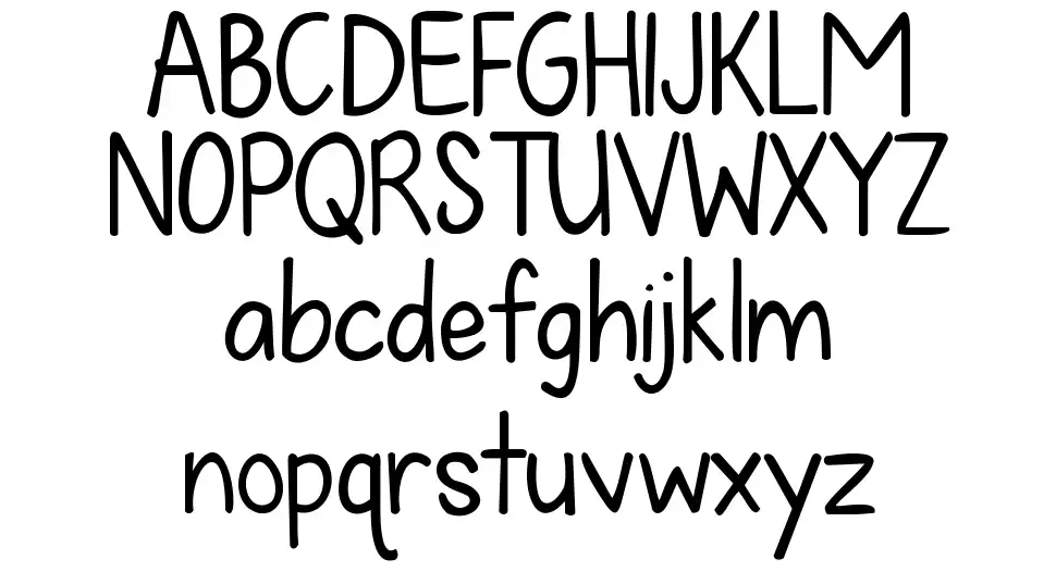 KG Fall For Youfont specimens