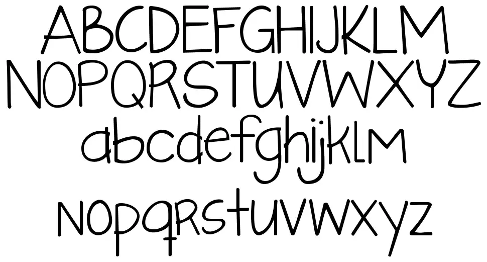 KG Like A Skyscraperfont specimens