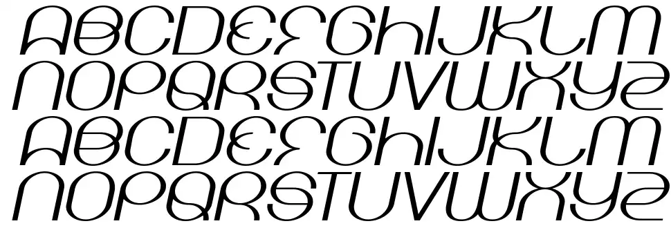 KickingLimos-Regularfont specimens