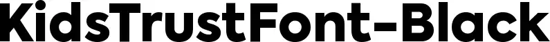 KidsTrustFont-Black