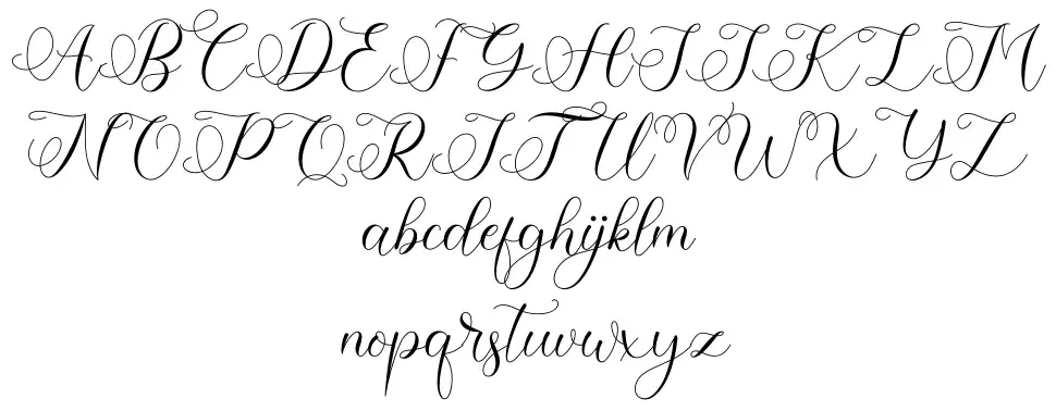 Kimberlinefont specimens
