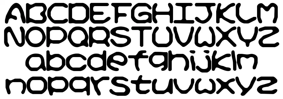 Kirby No Kira Kizzufont specimens