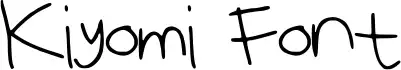 Kiyomi Font