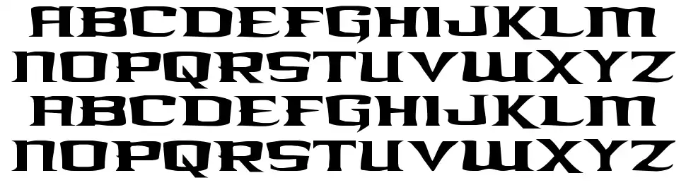 Kreature Kombatfont specimens