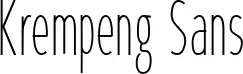 Krempeng Sans