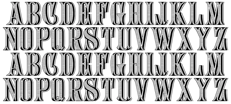 Lattice BB&S Especímenes Lattice BB&Sfont specimens