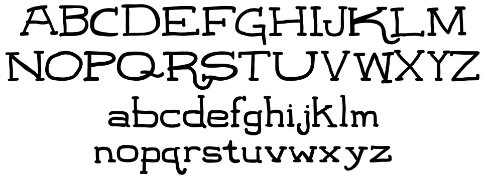 Leatherworkfont specimens