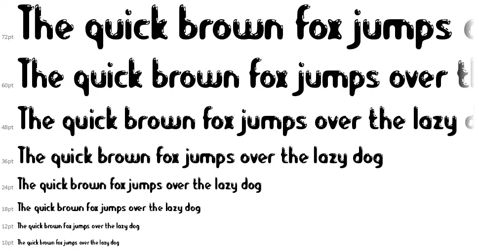 LetsEat-Regularfont waterfall