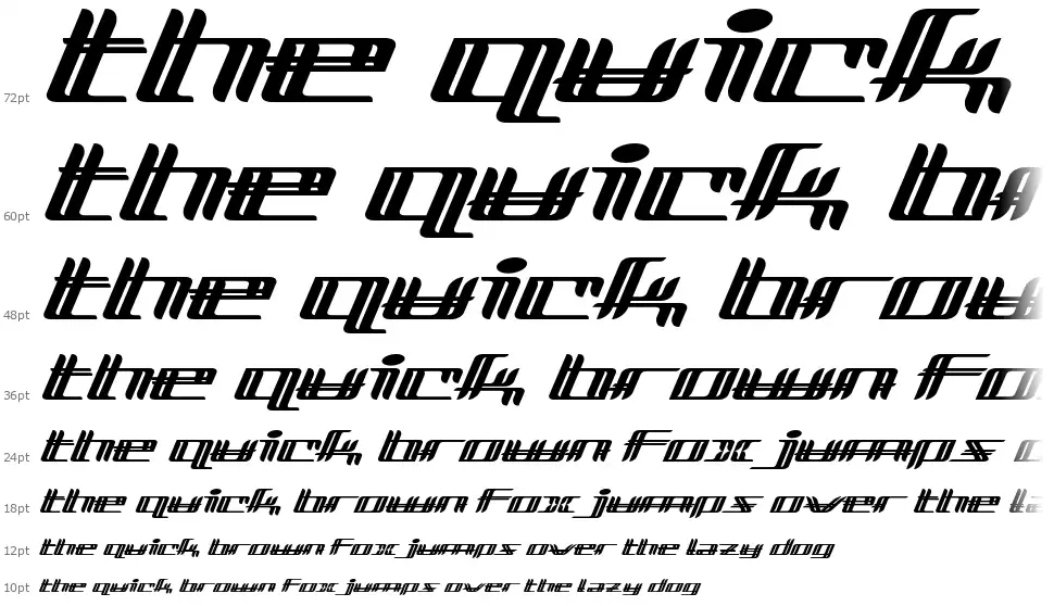 Lewinsky-Regularfont waterfall