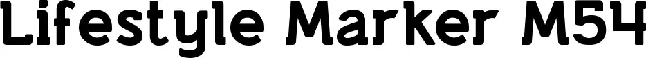 Lifestyle Marker M54