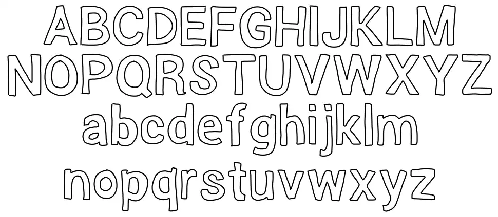 Lightheadfont specimens