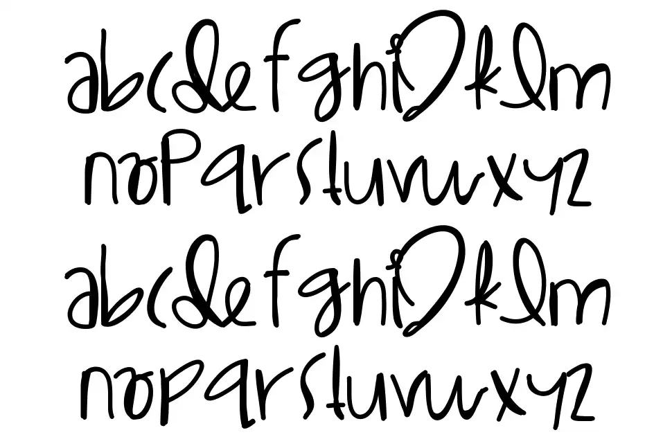Lil Egyptfont specimens