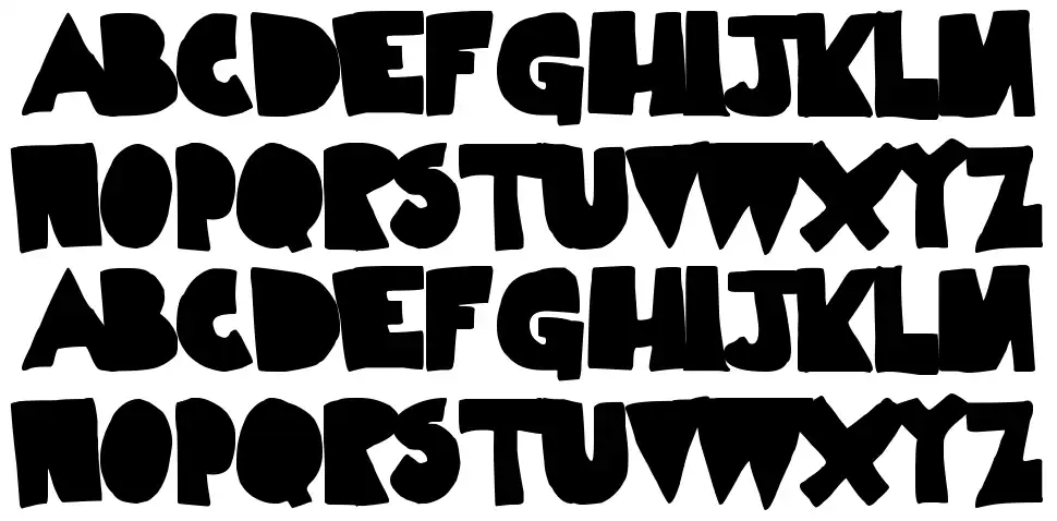 Limp Noodlefont specimens