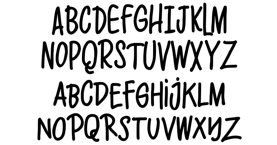 Lolipopfont specimens