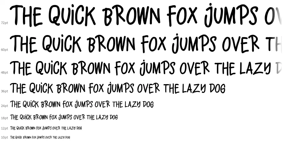 Lolipopfont waterfall