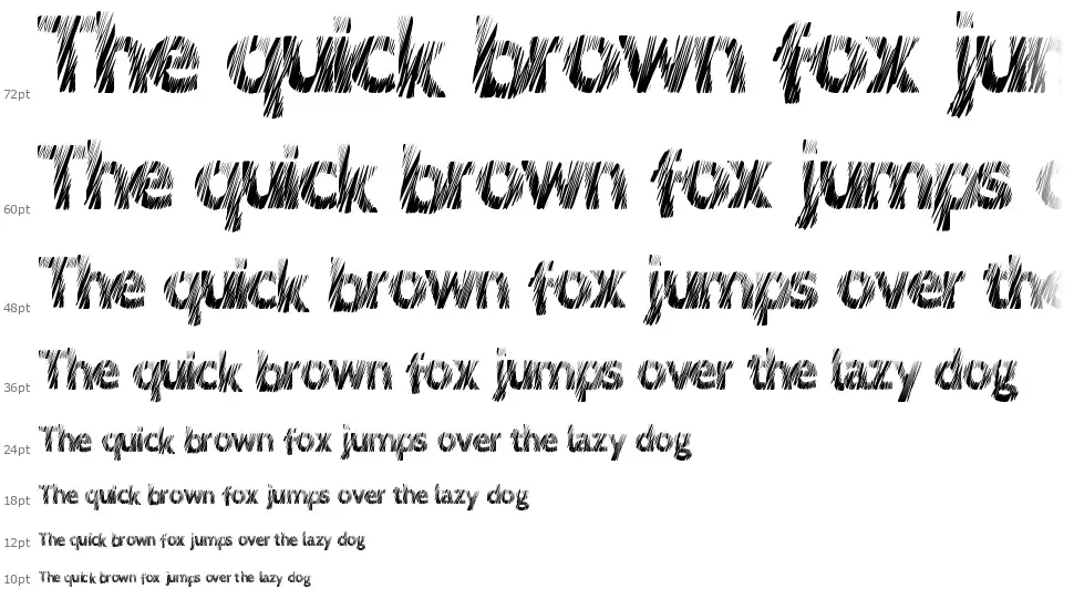 Love Scratchfont waterfall
