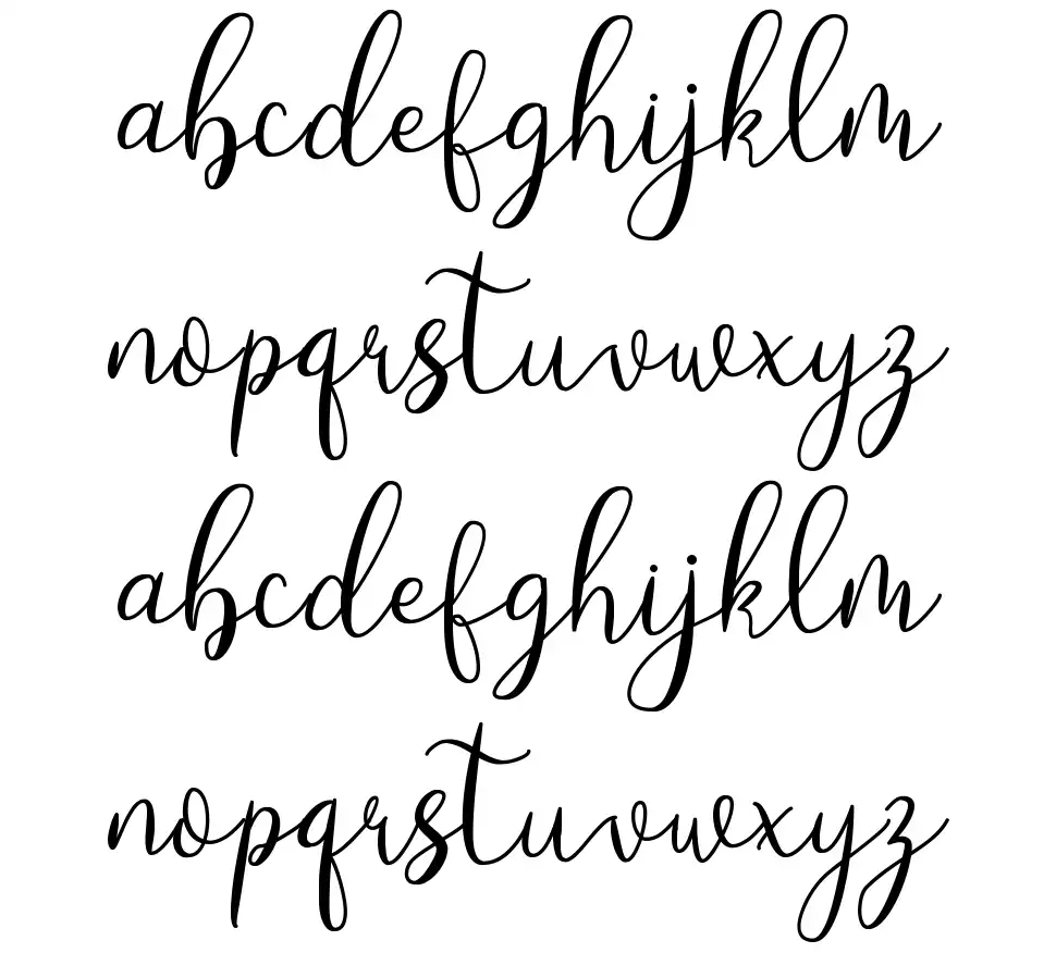 Loveyoufont specimens