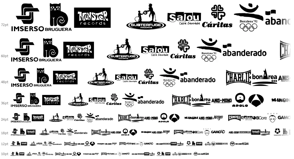 Made In Spain 1font waterfall